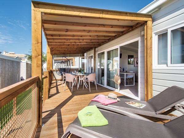 Casa mobile Luz 5 persone 2 camere climatizzato 4 fiori - Lagos - Campeggio Algarve - Turiscampo