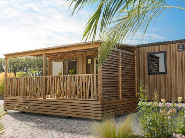 Mobil home Morna 8 people 4 bedrooms air-conditioned 4 flowers - São Martinho do Porto  - Camping Colina do Sol