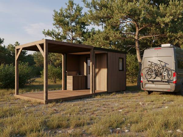 Camping pitches 3 flowers with private facilities - Saint Alban Auriolles - Camping Le Ranc Davaine