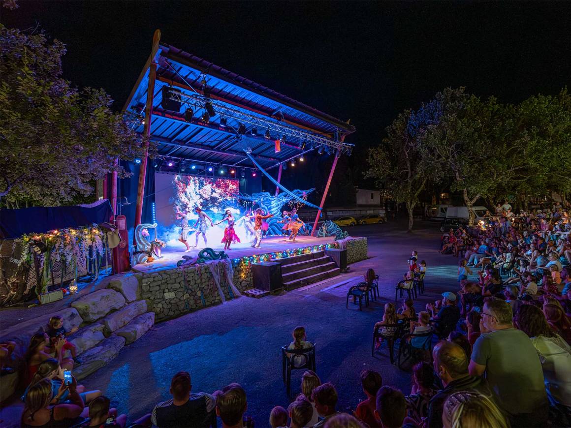 De avonden op camping Aluna Vacances | Yelloh! Village Ardèche