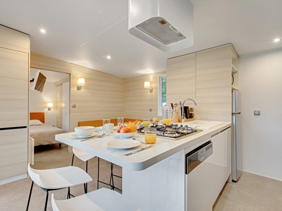 Mobil home Key West 6 people 3 bedrooms 2 bathrooms Premium Estrébœuf