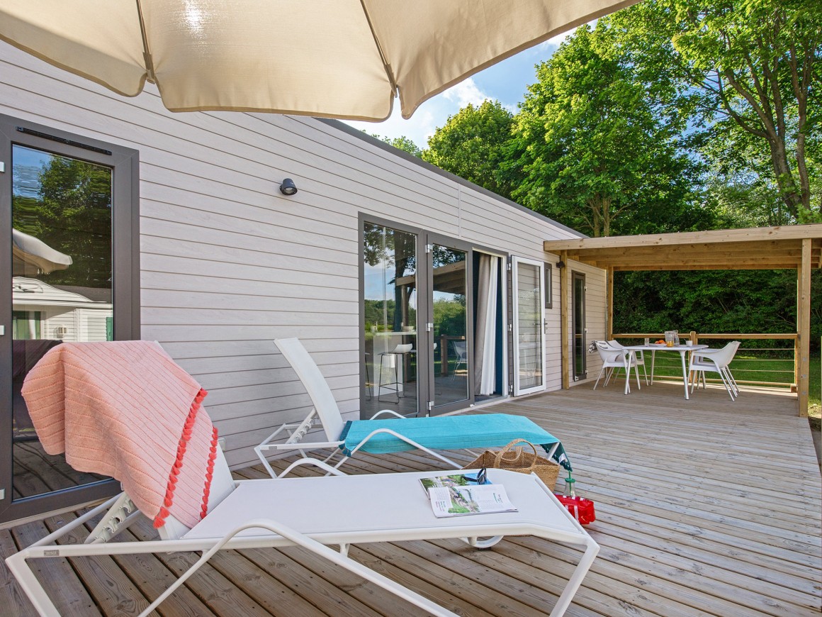 Mobilhome Key West 4 personnes 2 chambres Estréboeuf Quartier Premium