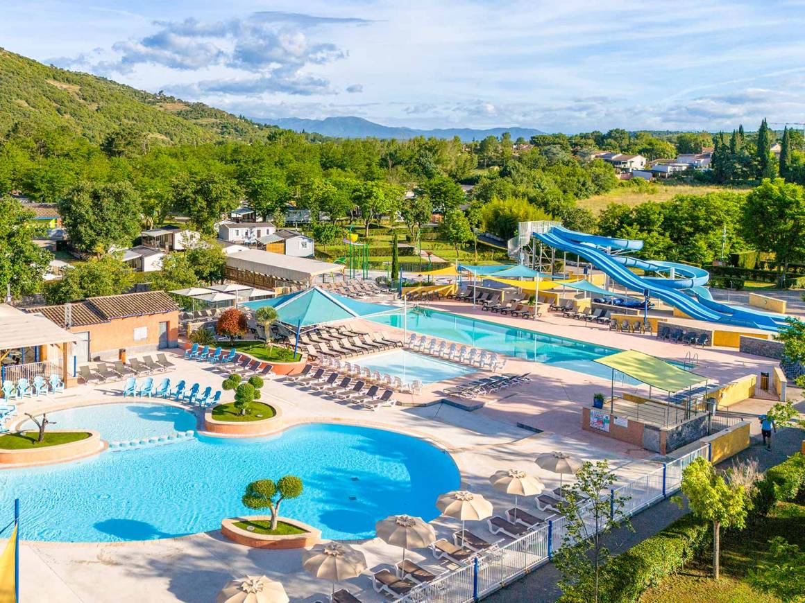 Swimming Pool Water Slides And Water Park In Ard che La Plage Fleurie