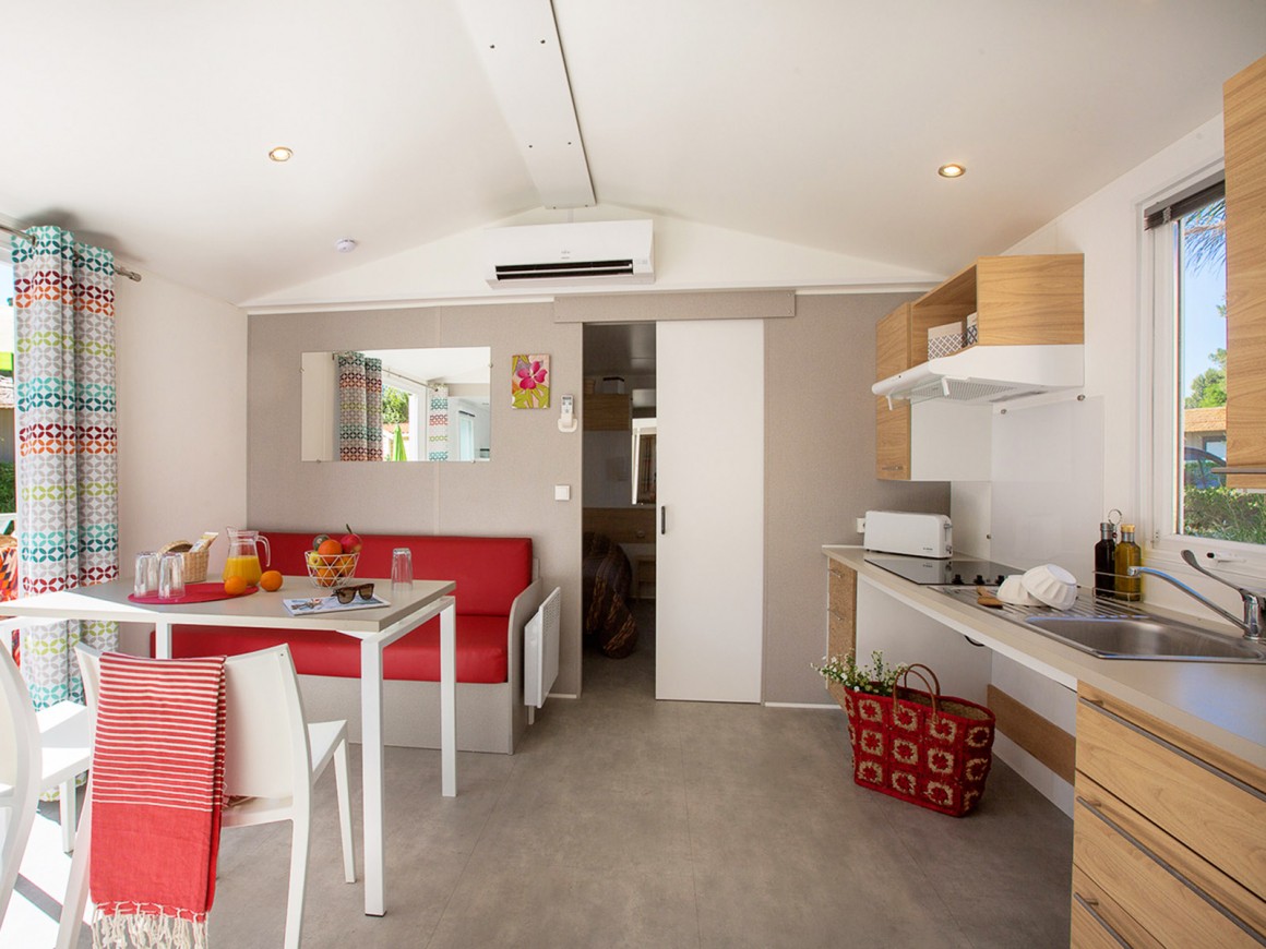 Mobil home PMR 5 personnes 2 chambres climatisé(e) 3 fleurs PMR - Canet ...