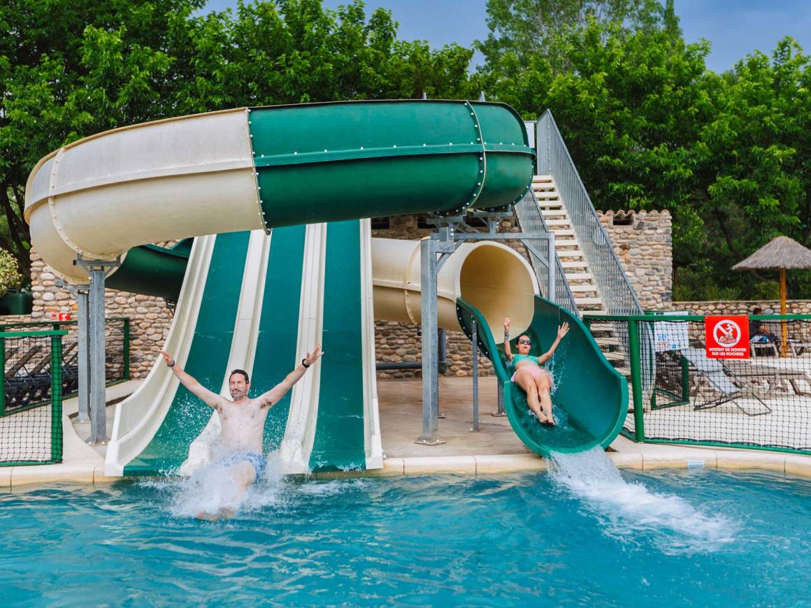 Ontdek het aquapark van camping Le Castel Rose