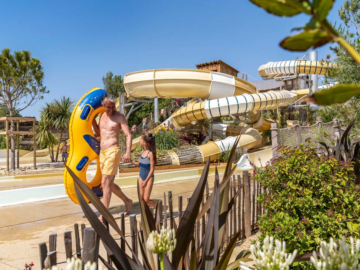 Espace baignade du camping village Le Sérignan Plage