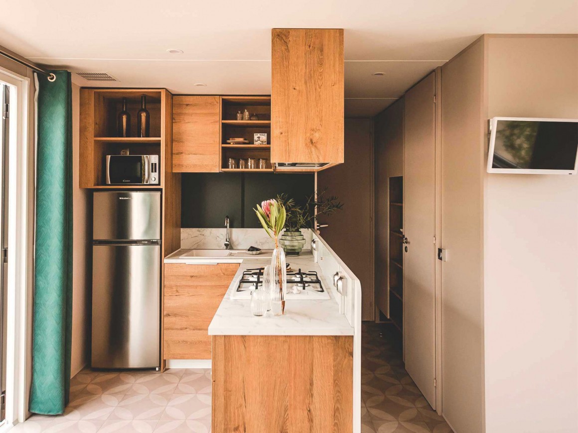 Mobile home Greenstone 6 people 3 bedrooms Premium Camping lacanau