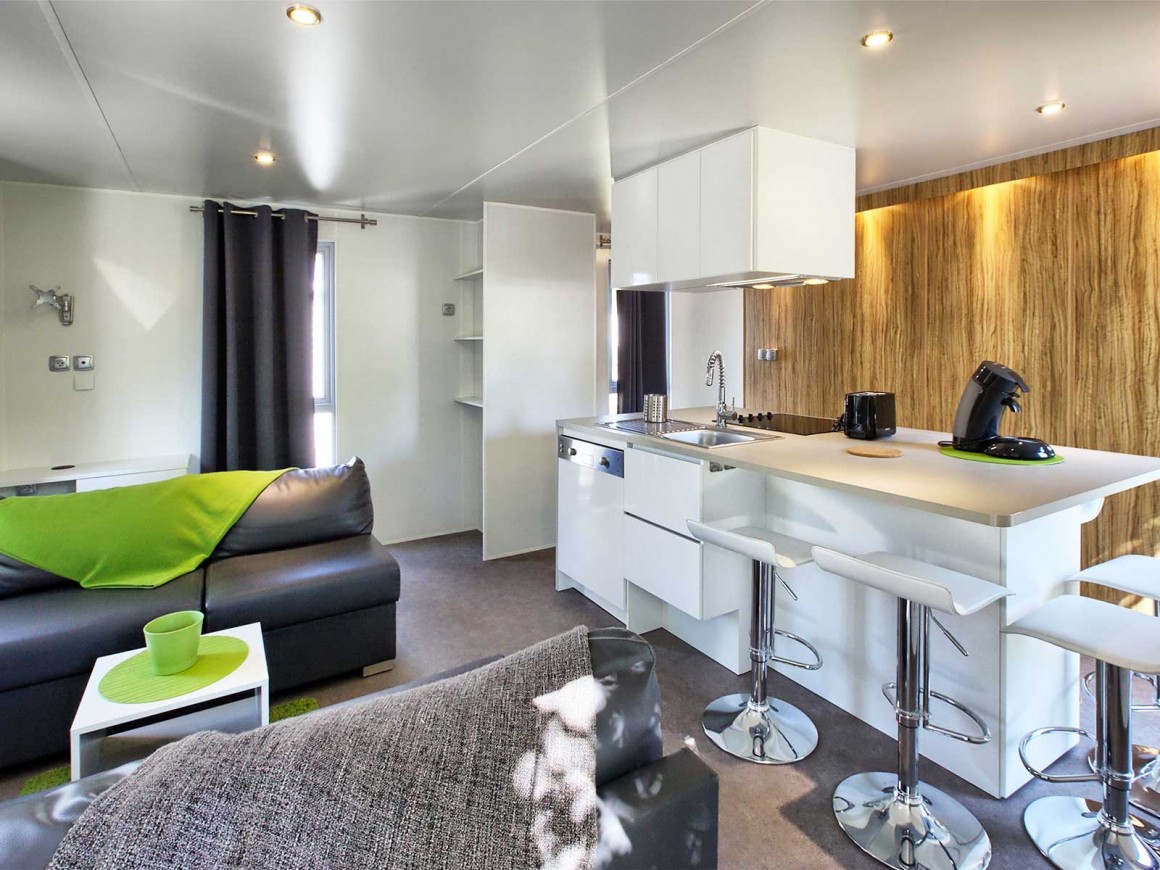 Mobile home Key West 5 people 2 bedrooms Premium Camping Gironde Premium Area