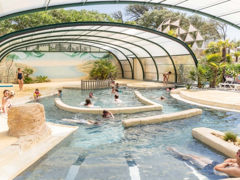 Baden im Camping des Parc de la Côte Sauvage