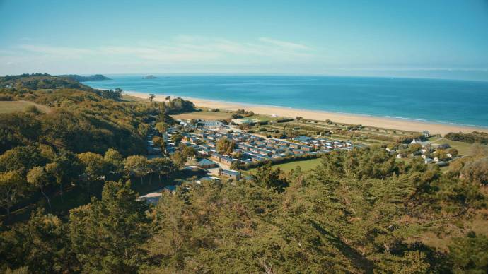Camping Mont Saint Michel: Einschlafen mit Blick auf den Mont Saint Michel