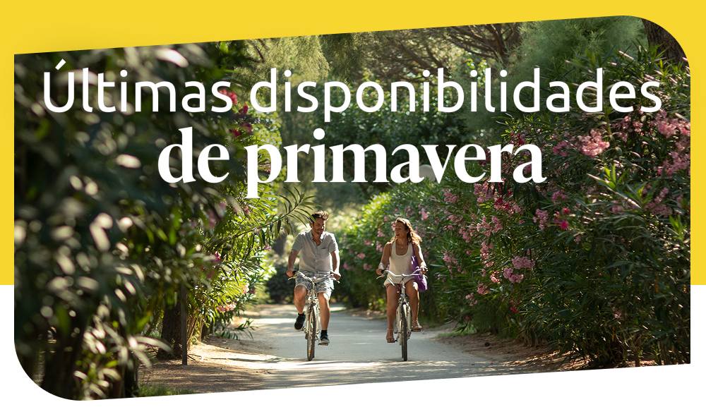 Últimas disponibilidades de primavera
