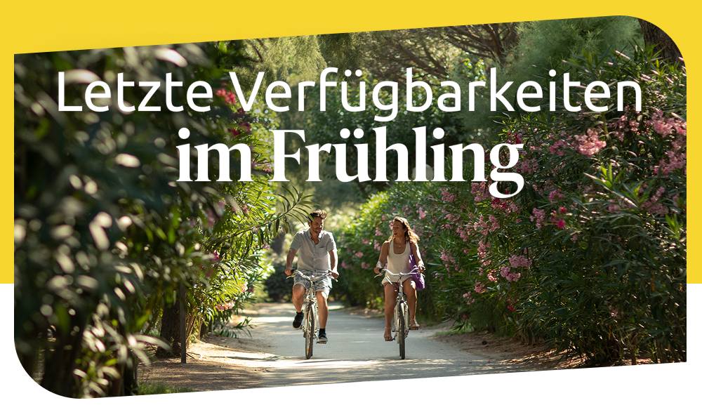 Letzte Verfügbarkeiten im Frühling