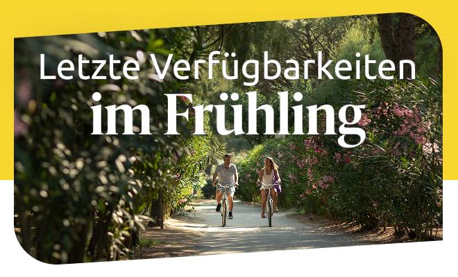 Letzte Verfügbarkeiten im Frühling
