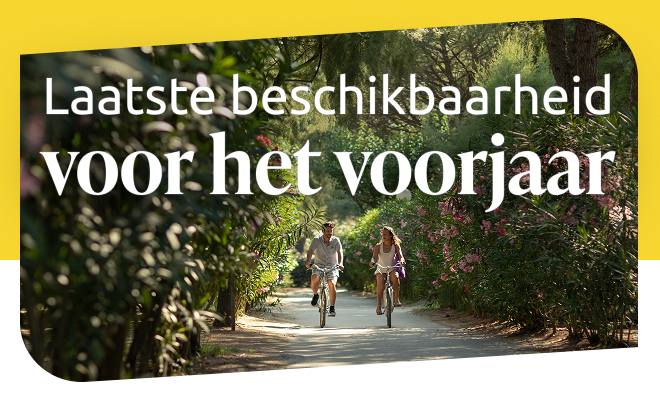 Laatste beschikbaarheid voor het voorjaar