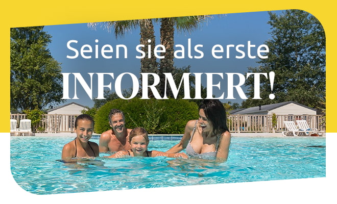 SEIEN SIE ALS ERSTE INFORMIERT!