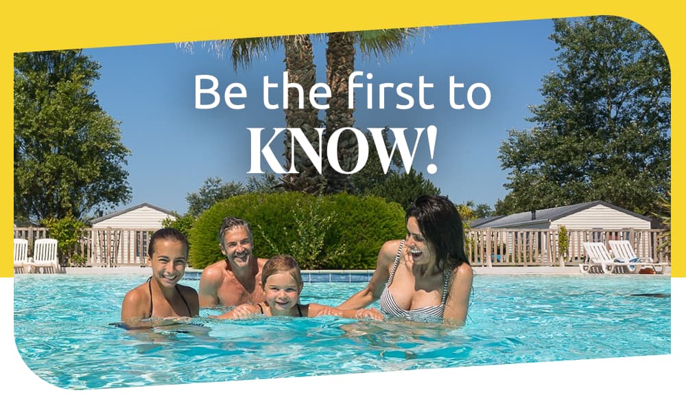 BE THE FIRST TO KNOW!