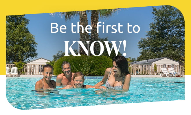 BE THE FIRST TO KNOW!