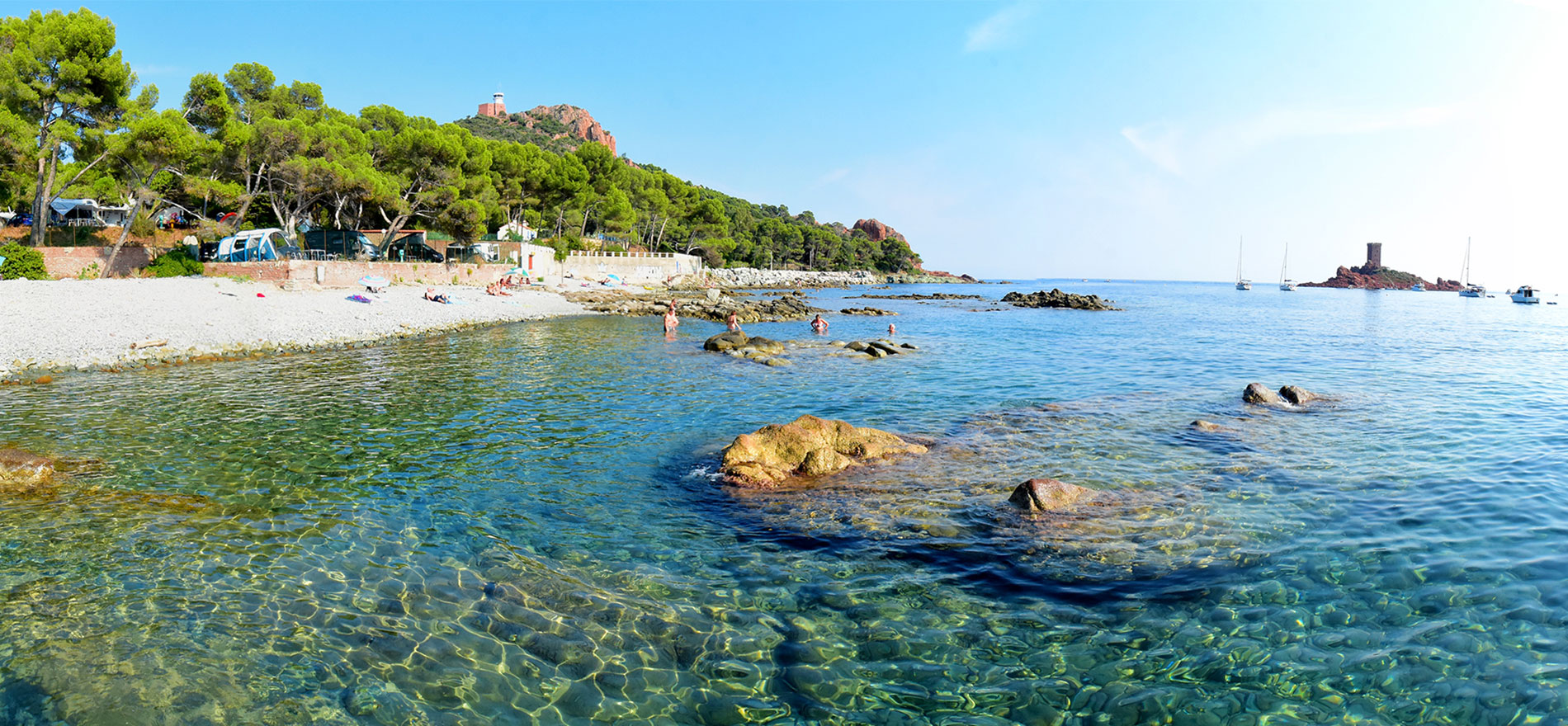In der Nahe Provence-Alpes-Cte d'Azur - La Plage du Dramont,   Agay-Saint-Raphal