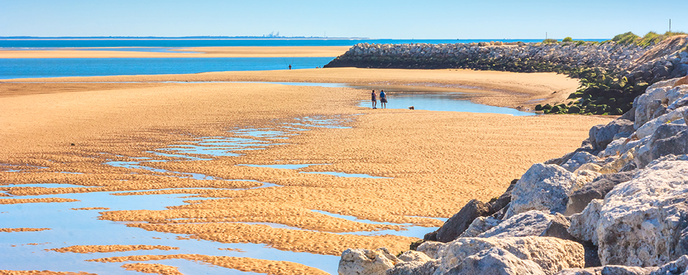 Station balnéaire de La Palmyre, en Charente-Maritime