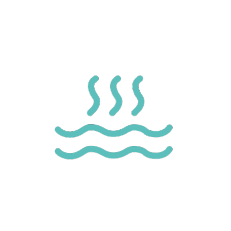 Swimming area with heated pool