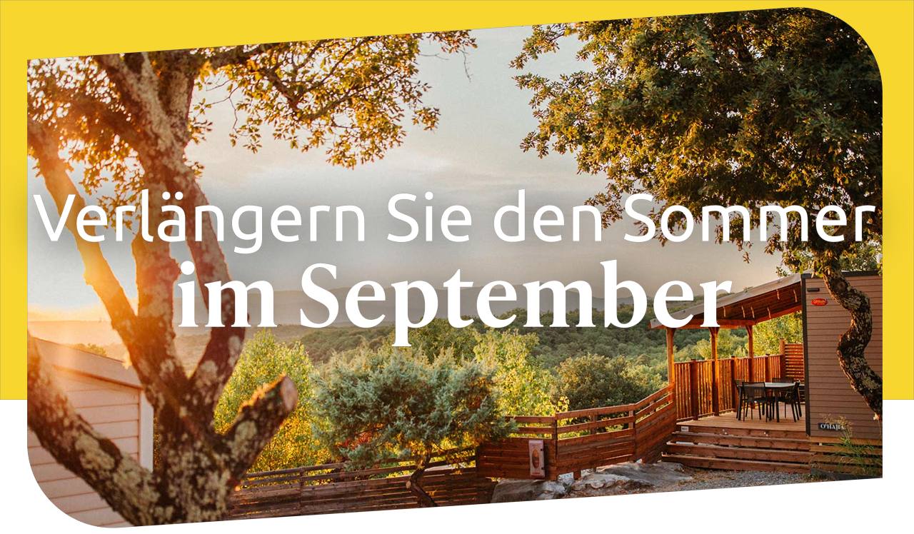 Verl&auml;ngern Sie den Sommer im September